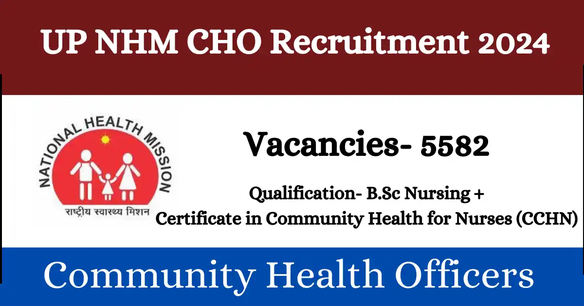 UP NHM CHO Recruitment 2024