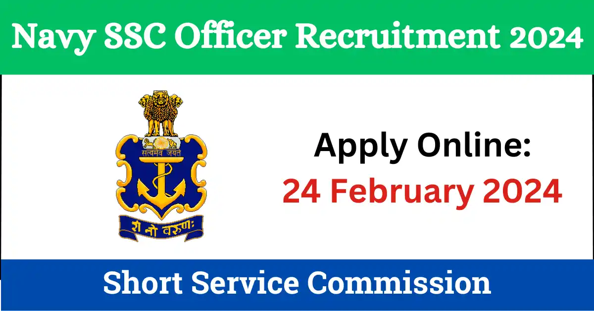 Navy SSC Officer Recruitment 2024