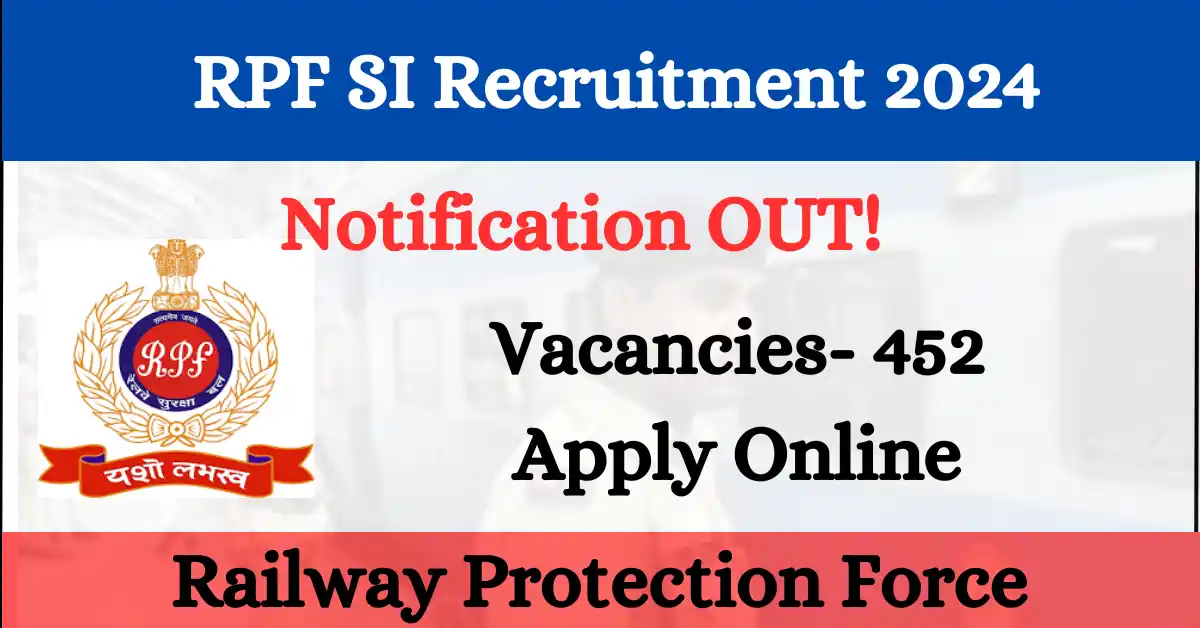 RPF SI Recruitment 2024