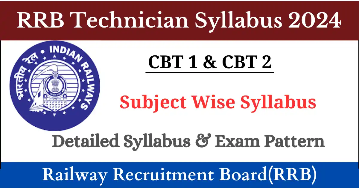 RRB Technician Syllabus 2024