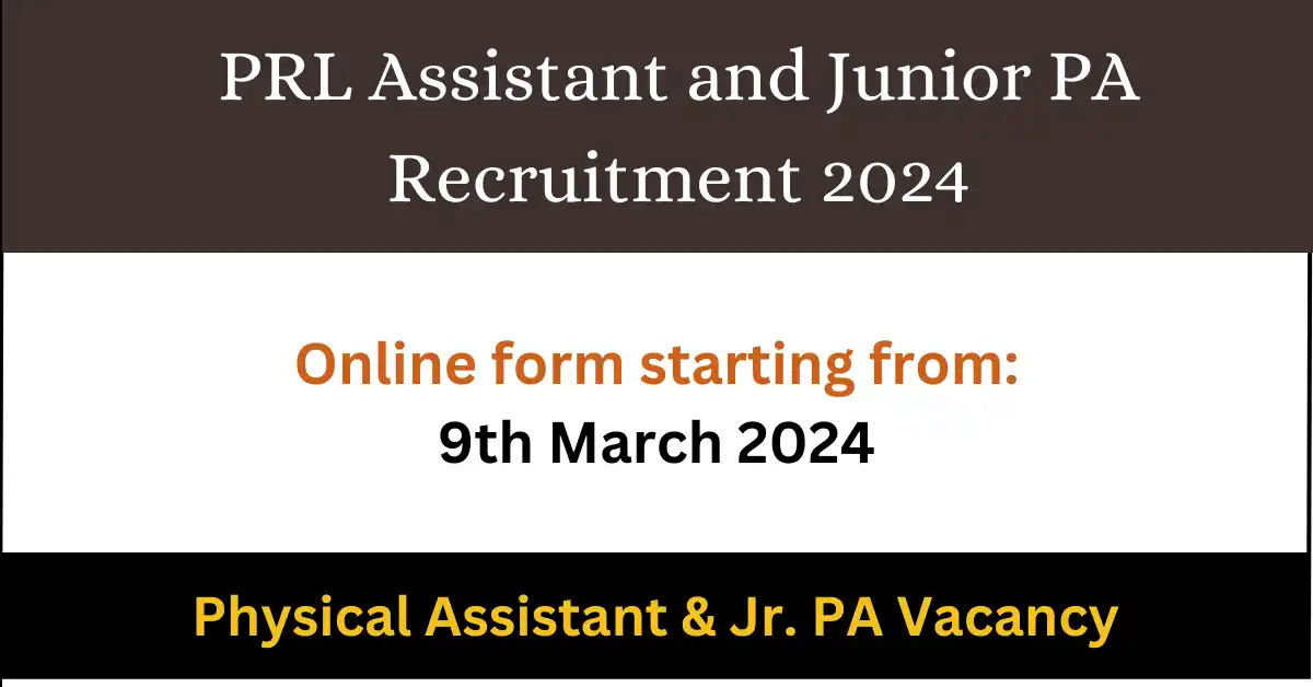 PRL Assistant and Junior PA Recruitment 2024