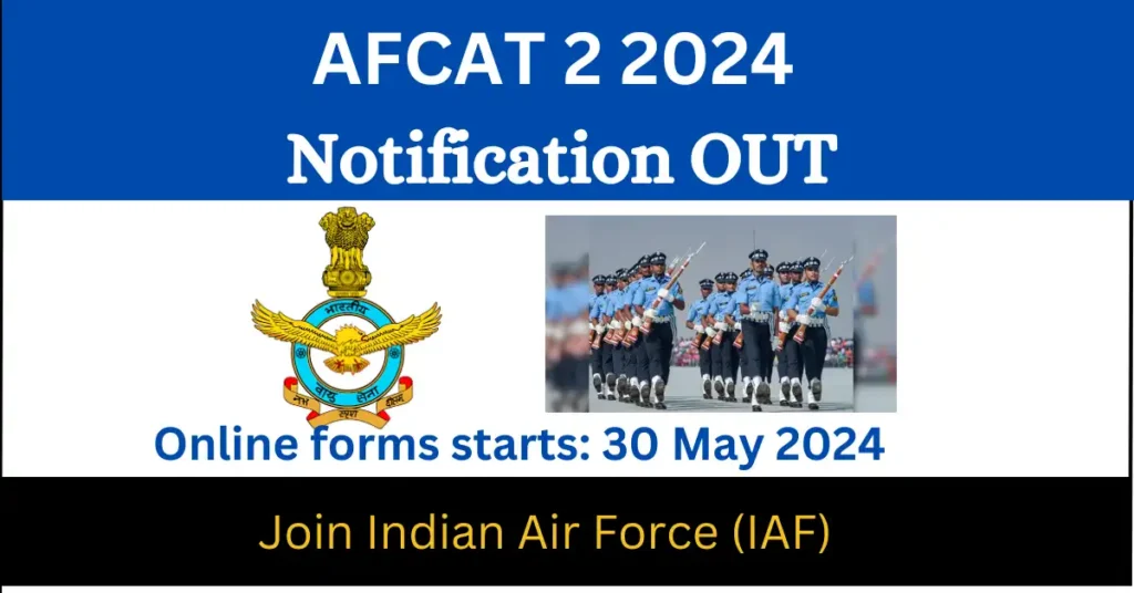 AFCAT 2 2024 Notification