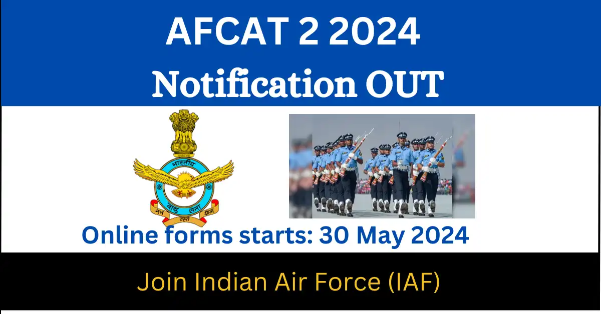 AFCAT 2 2024 Notification