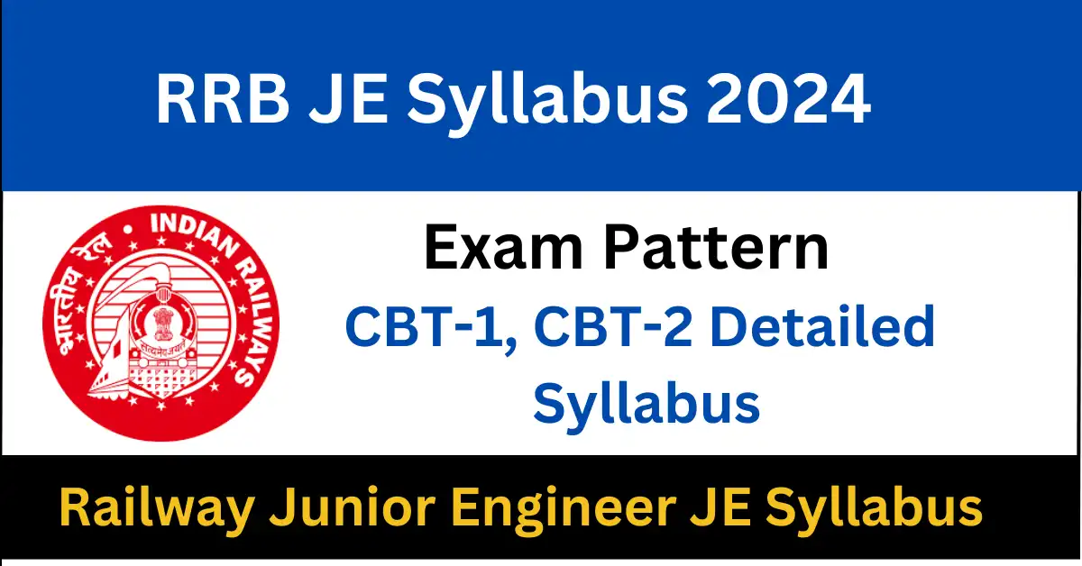 RRB Junior Engineer JE Syllabus 2024