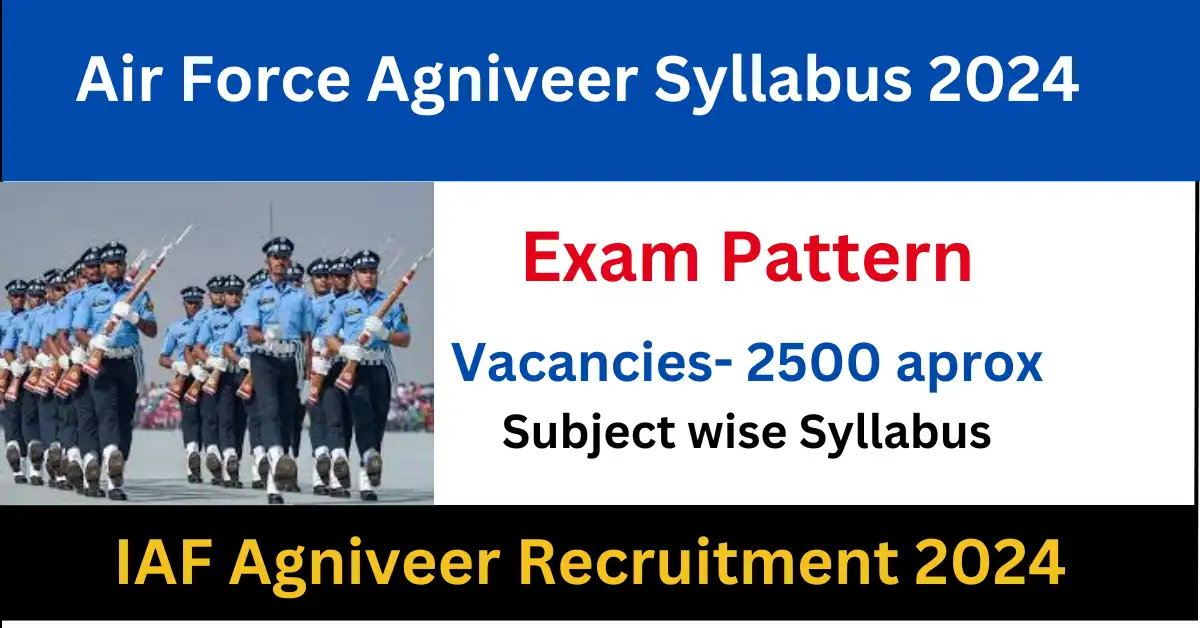 Air Force Agniveer Syllabus 2024