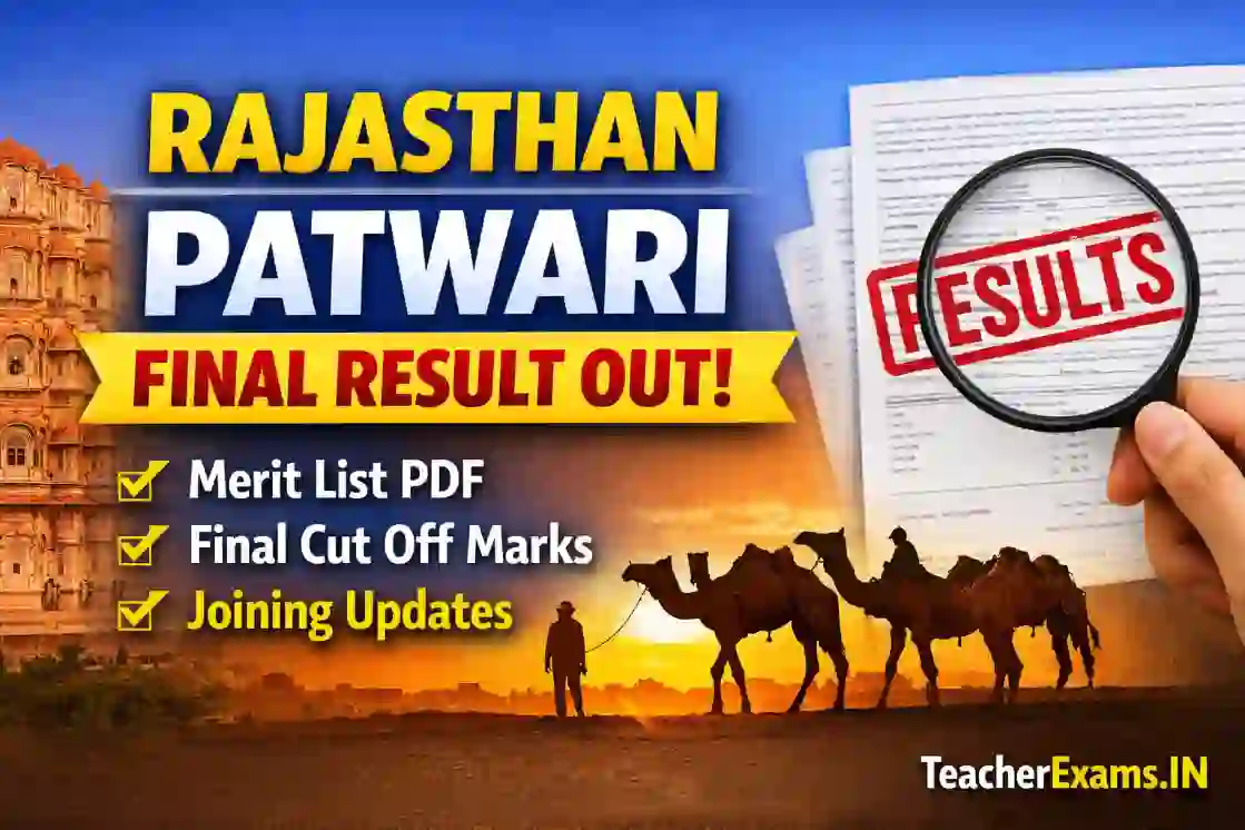 Rajasthan Patwari Final Result