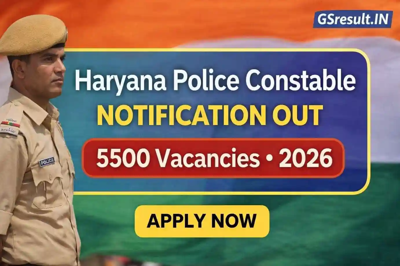 Haryana Police Constable Notification